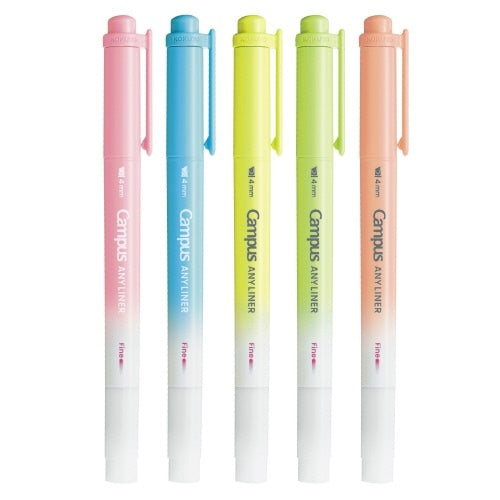 Kokuyo | Any Liner Highlighter Marker Twin Tip
