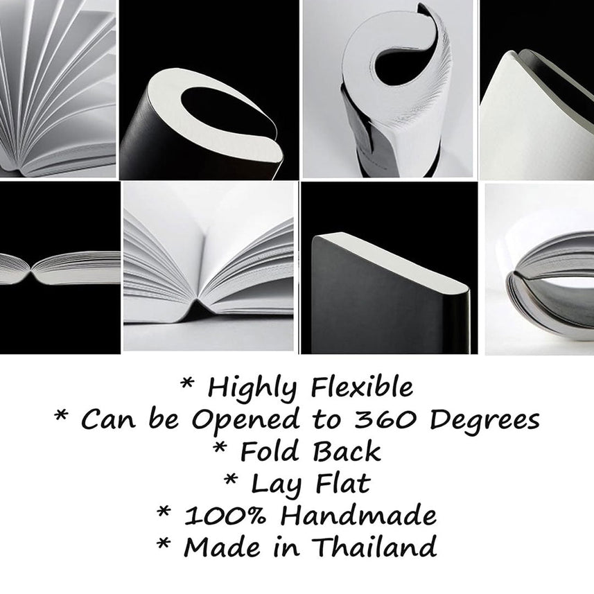 Zequenz Notebook Gift Set A5 and A6 | Air Series | Red | Dotted | 400 and 256 Pages | 70GSM | 360 Degree Flexibility | Handmade | Soft PU Cover | Pack of 2