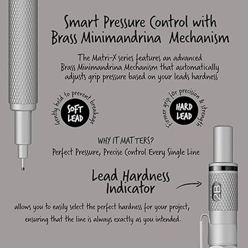 Scrikss | Matri-X | Mechanical Pencil | Light Grey-0.5mm