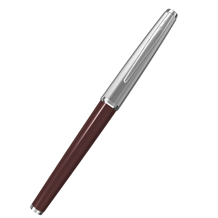 Scrikss Metropolis 78 Burgundy Chrome CT Fountain Pen