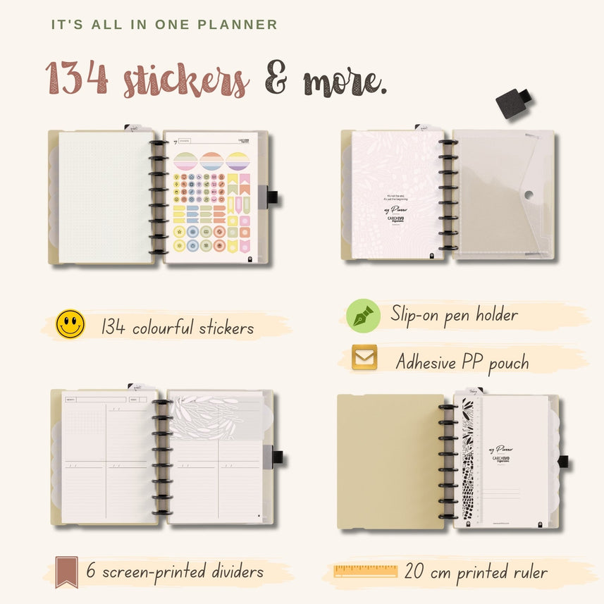 Carchivo Ingeniox A5 My Planner Classic - Beige