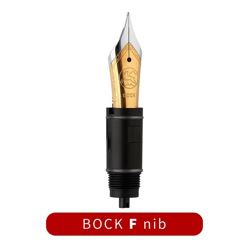 German Size 6 Bock Fountain Pen Replacement Nib – Fine Dual Tone Nib
