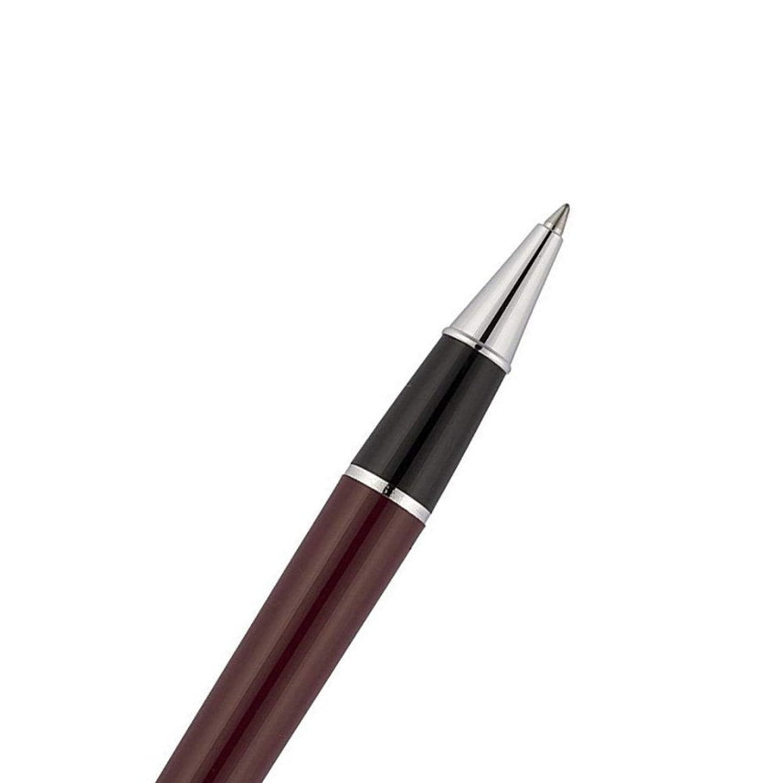 Scrikss | Roller Ball Point Pen | Metropolis | Burgundy Barrel