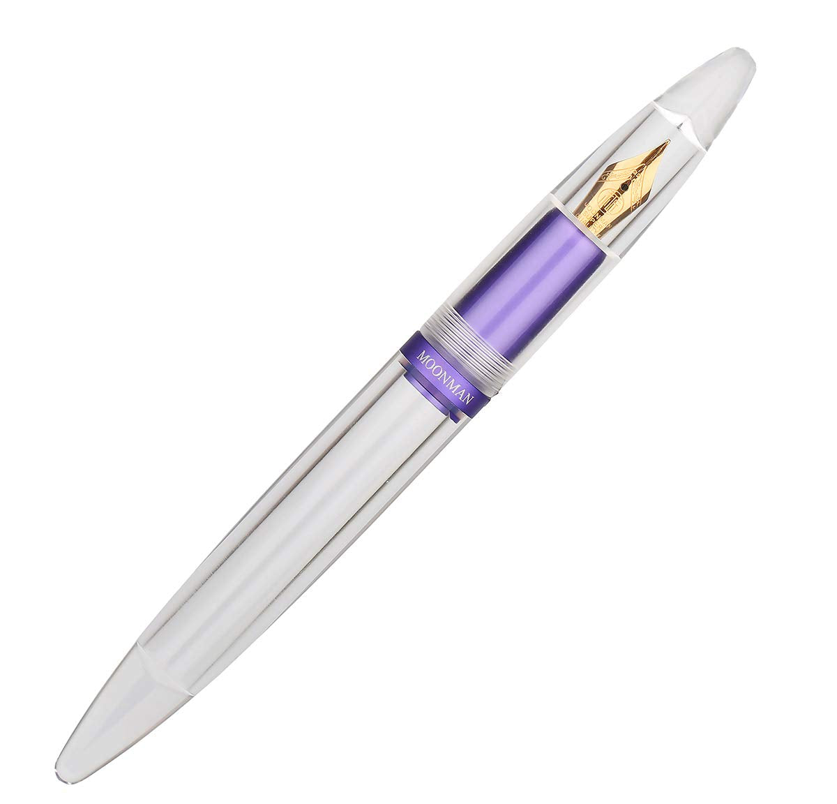 Moonman M2 Acrylic Clear Transparent Eyedropper filled Fountain Pens