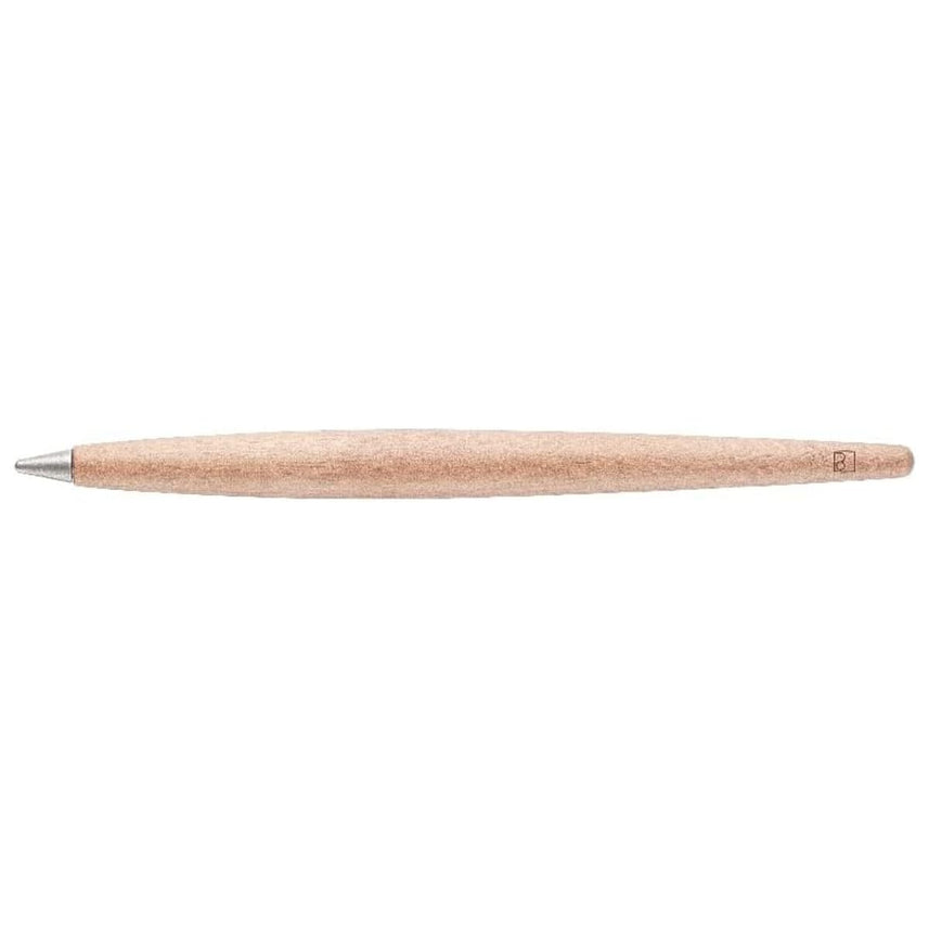 Pininfarina Forever Piuma Ballpoint Pen – Maple Wood with Stainless Steel Desk Stand