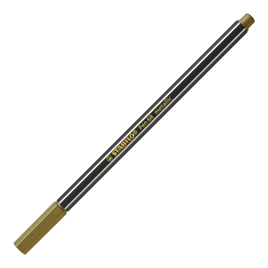 Stabilo Pen 68 - Metallic Blister Pack of 2 (Gold,Silver)