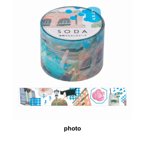 SODA Transparent Masking Tape