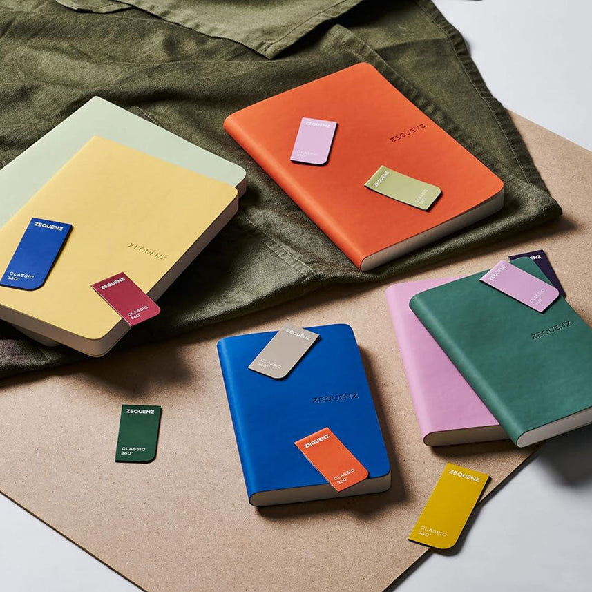 Zequenz Signature Classic 360 Notebook A7 Red Lined