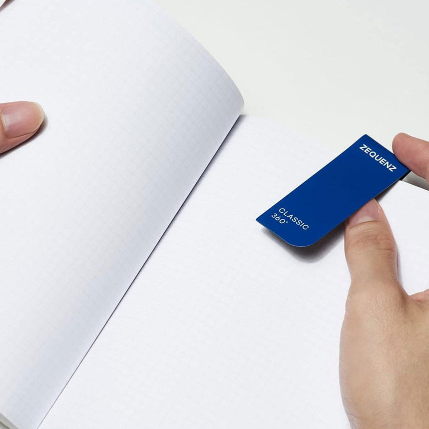 Zequenz A5 & A6- Ocean Blue Notebook Set Ruled Acid Free Paper 200 Pages Each 80GSM 360 Degree Flexibility 100% Handmade Fountain Pen Friendly Color Series Pack of 2 Notebooks