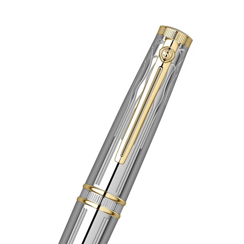 Scrikss Heritage Rollerball Pen - Chrome GT