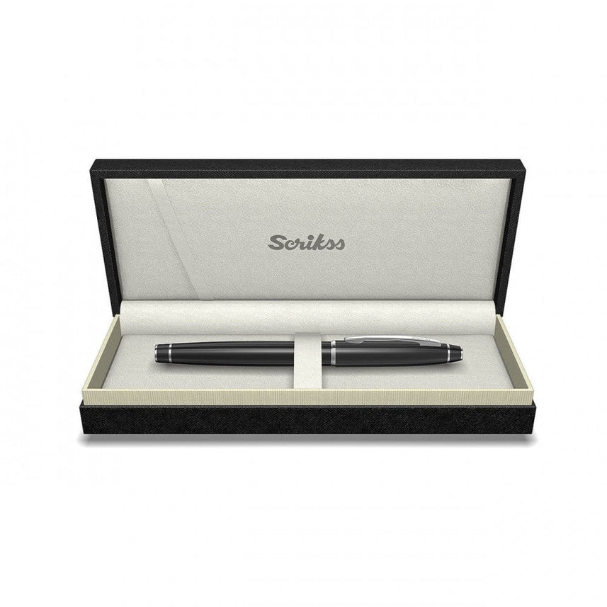 Scrikss | Noble 35 | Rollerball Pen | Black-CT