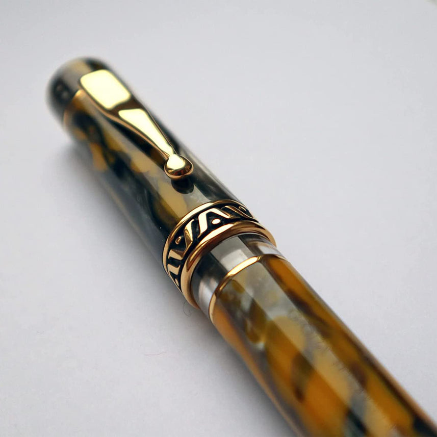 GIOIA Bellavista Pompei Fountain Pen – Gold Trim