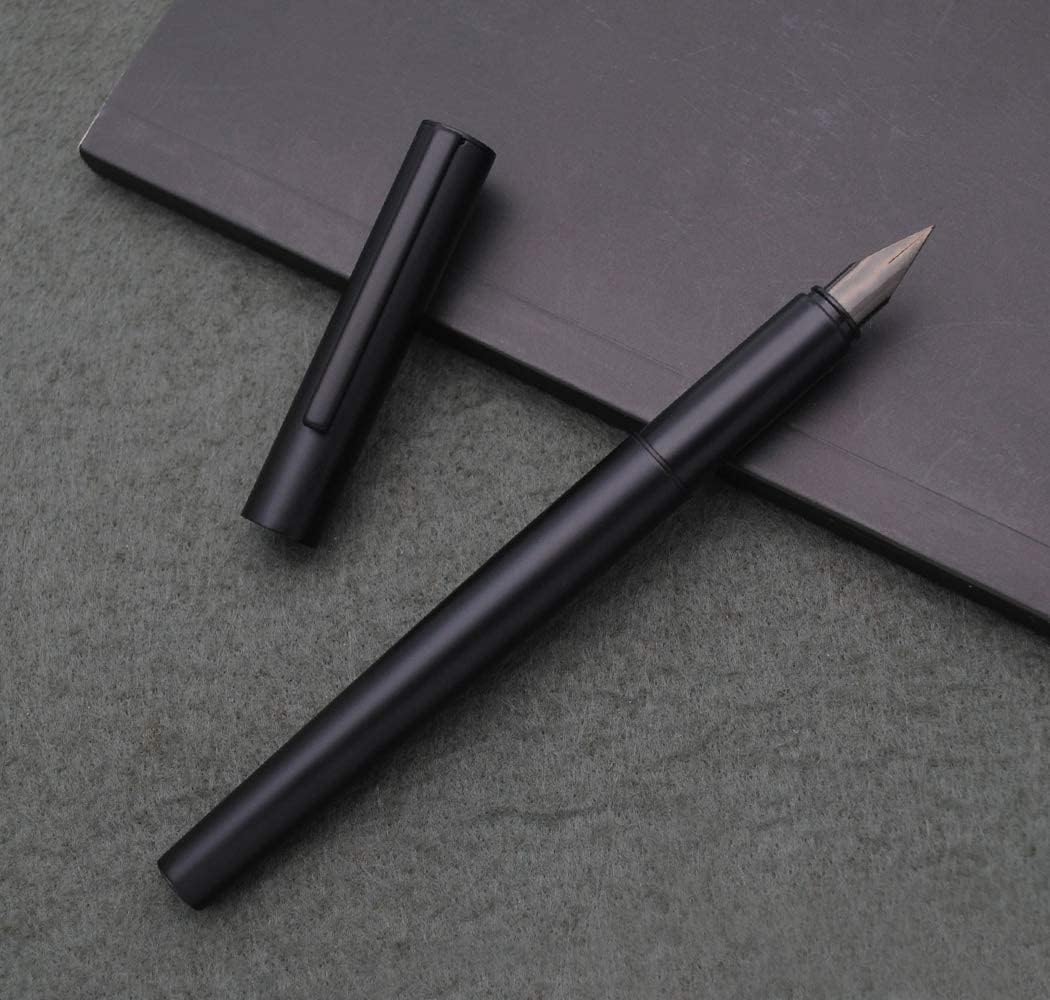 Jinhao 35 Series Fountain Pen (Matte Black) – Extra Fine, Fine, and Medium Nib Options