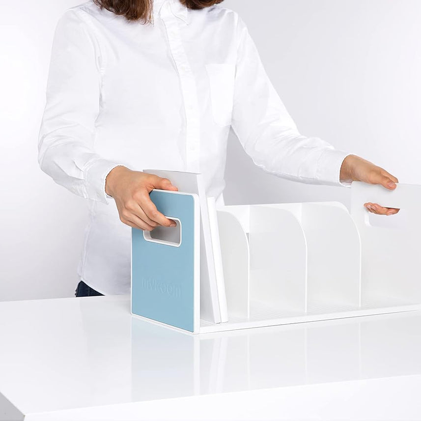 Litem | Book Rack with  4 Compartments | Organiser | Navy | My Room