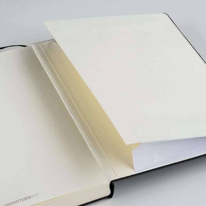 LEUCHTTURM1917 Hardcover Notebook Medium (A5), Ruled, 251 Pages - Spring Leaf