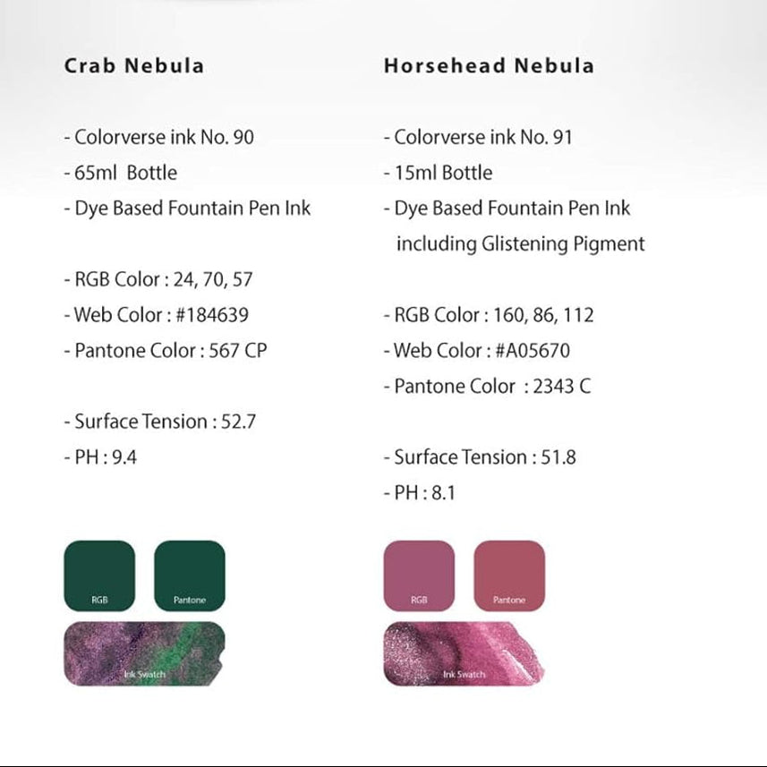 Colorverse Ink | Season 7 | Eye On The Universe | Crab Nebula (65ml) a ...