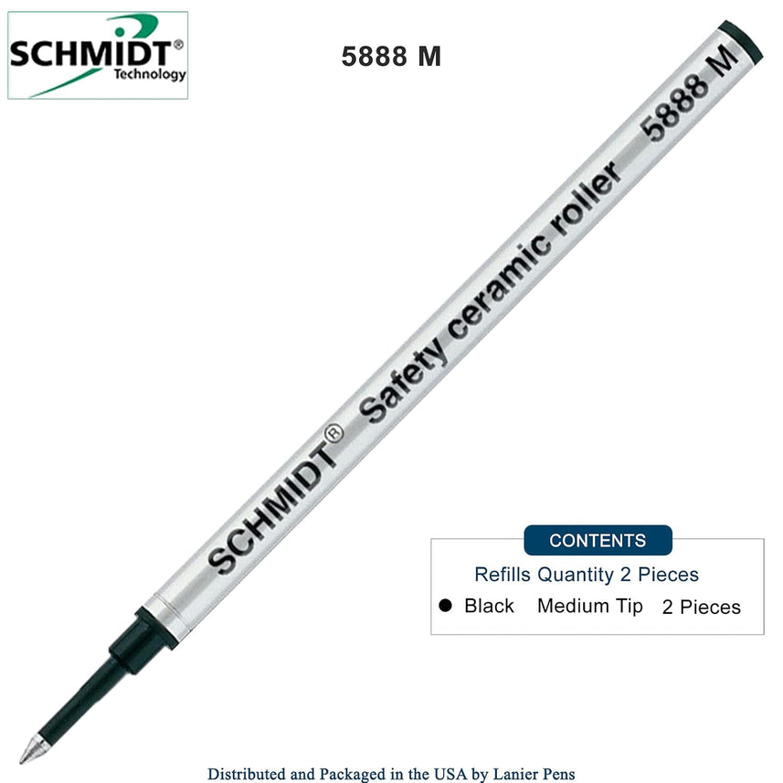 Pininfarina Schmidt 5888 Rollerball Pen Refill – Black Ink