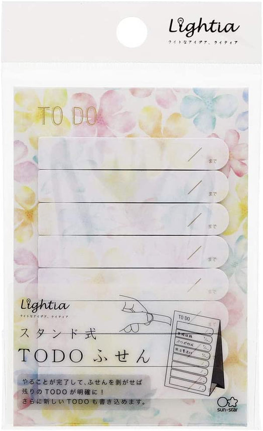 Sun-Star Stationery ToDo Sticky Notes Stand Type Lightia Happy Fleur Shiny S2824124