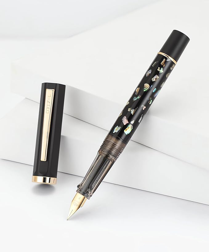 Jinhao 58 Shell Carving Fountain Pen – Fine Nib (Variants Color)