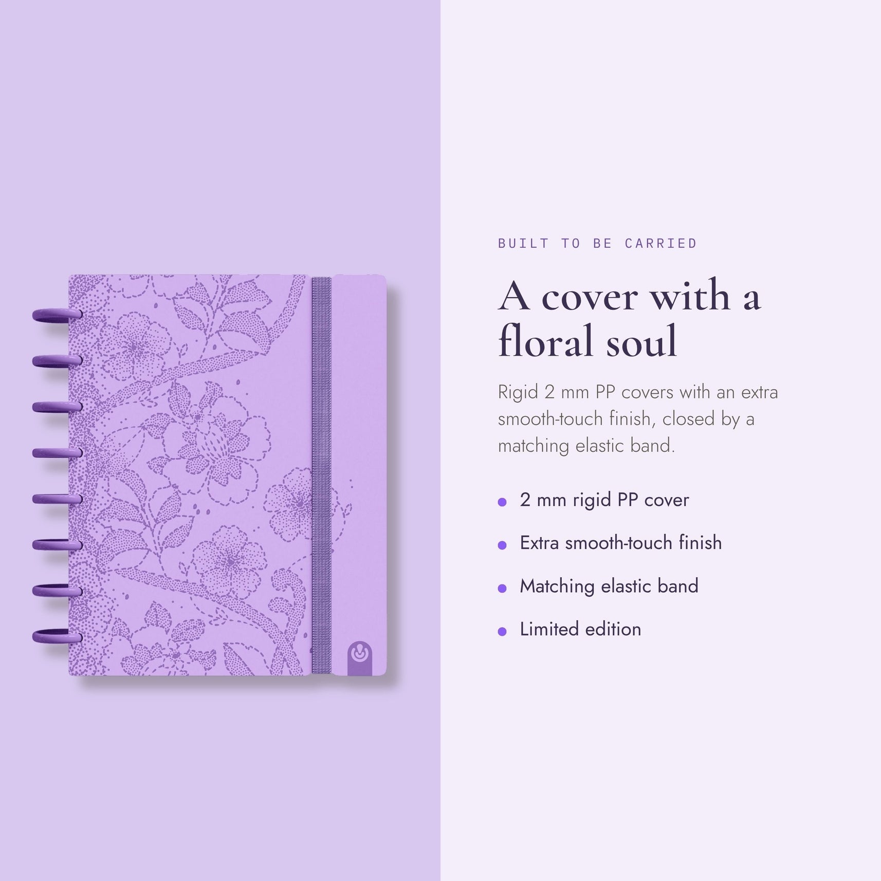 Carchivo Ingeniox A5 Ruled Notebook Limited Edition - Mauve