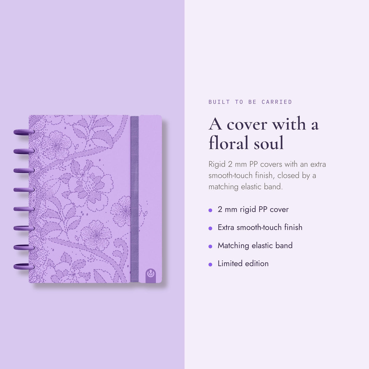 Carchivo Ingeniox A5 Ruled Notebook Limited Edition - Mauve