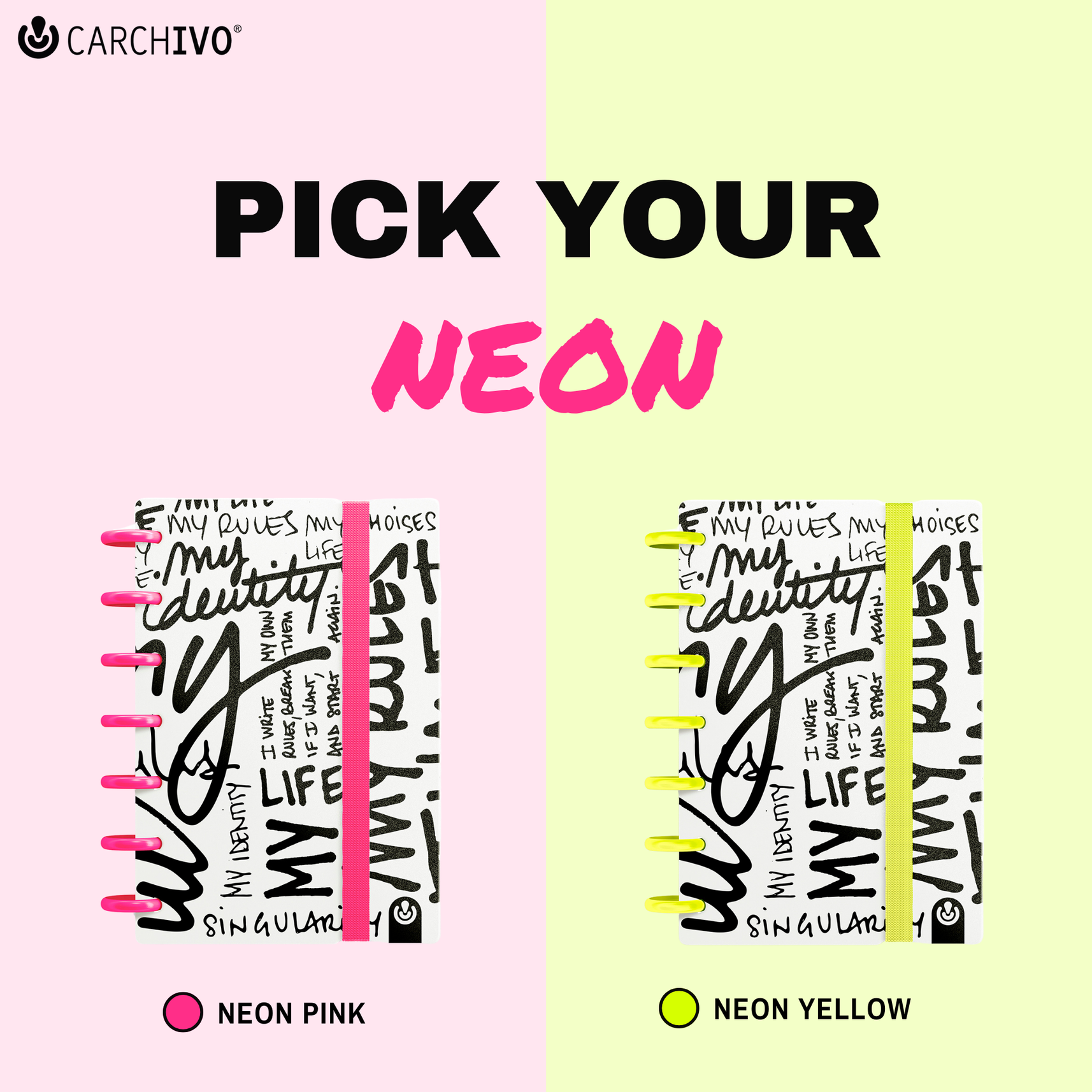 Carchivo Ingeniox My Life A5 Ruled Notebook - Yellow
