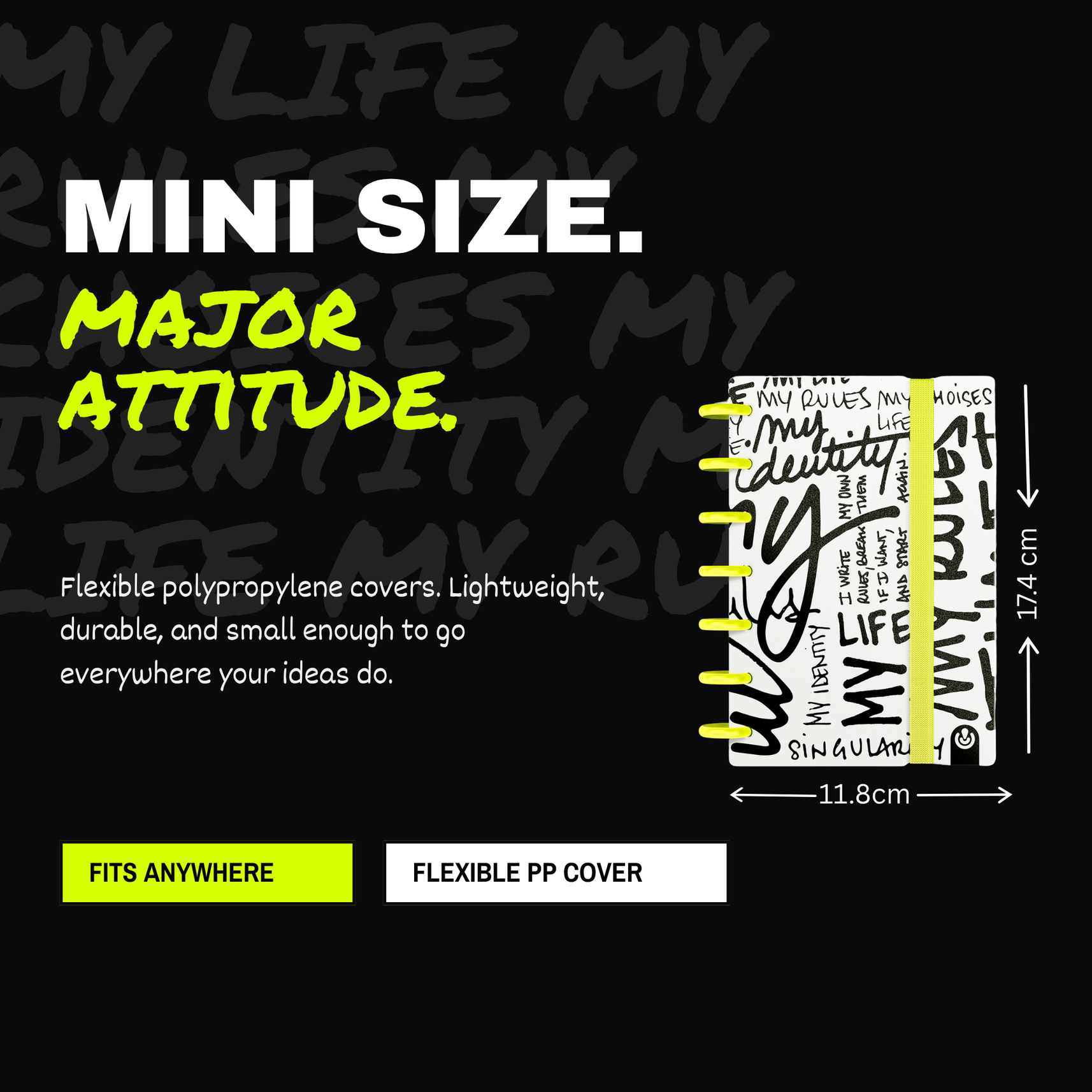 Carchivo Ingeniox My Life Mini Dotted Notebook - Yellow