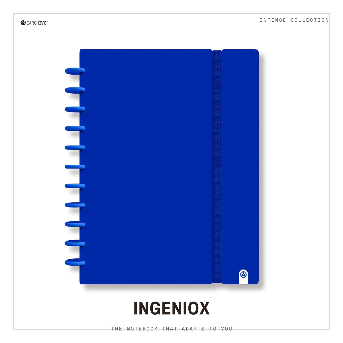 Carchivo Ingeniox A4 Ruled Notebook Intense - Blue