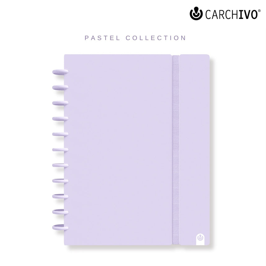 Carchivo Ingeniox A4 Ruled Notebook Pastel - Mauve