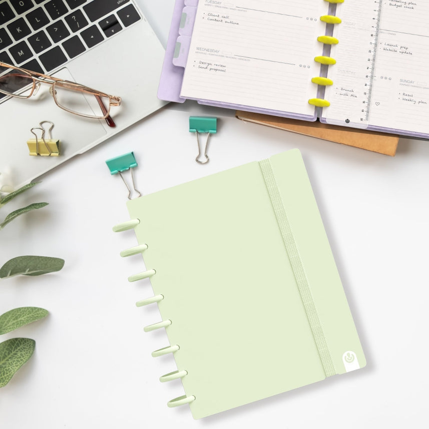 Carchivo Ingeniox A4 Ruled Notebook Pastel - Green