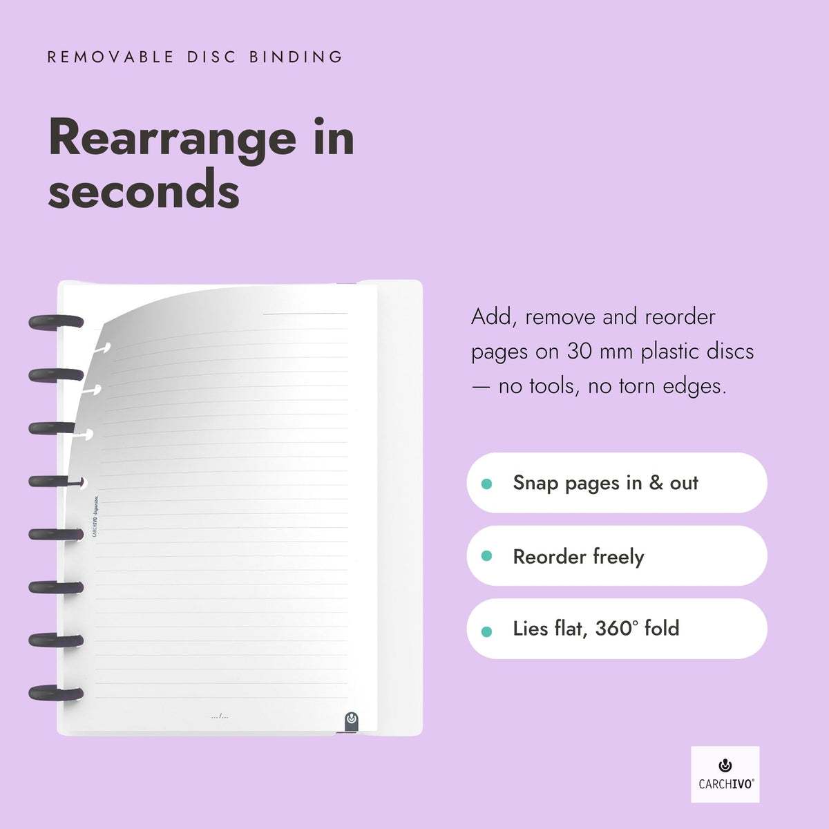 Carchivo Ingeniox A4 Gridded Notebook Intense 