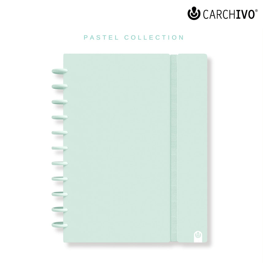 Carchivo Ingeniox A4 Gridded Notebook Pastel - Mint