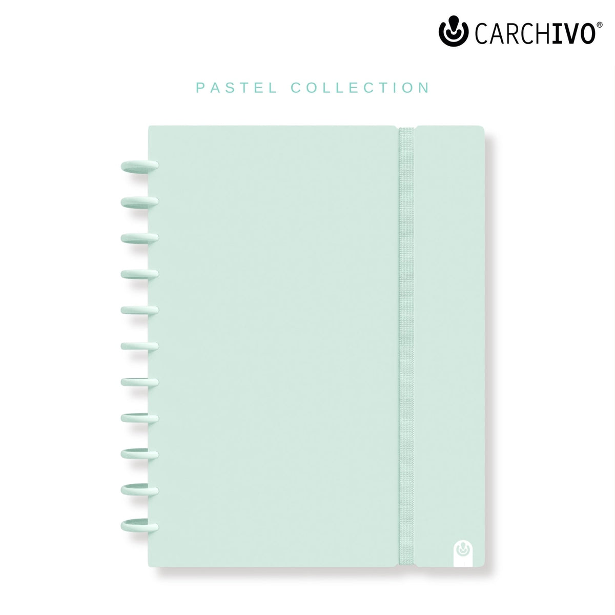Carchivo Ingeniox A4 Gridded Notebook Pastel - Mint
