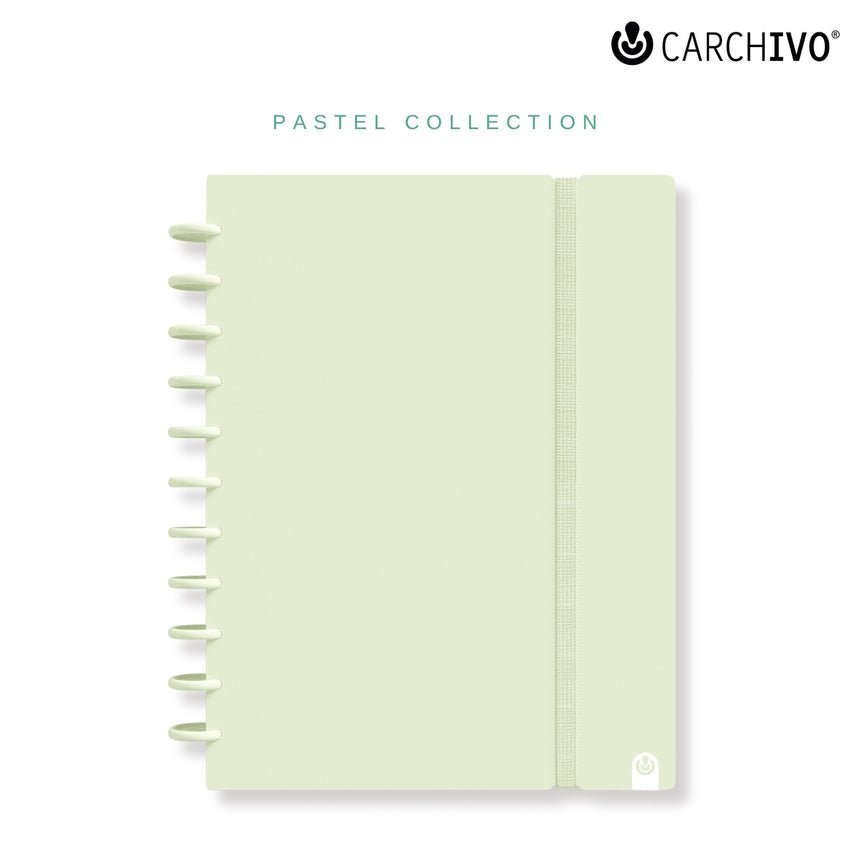 Carchivo Ingeniox A4 Gridded Notebook Pastel - Green
