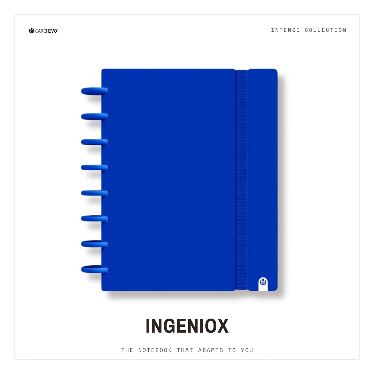 Carchivo Ingeniox A5 Ruled Notebook Intense - Blue