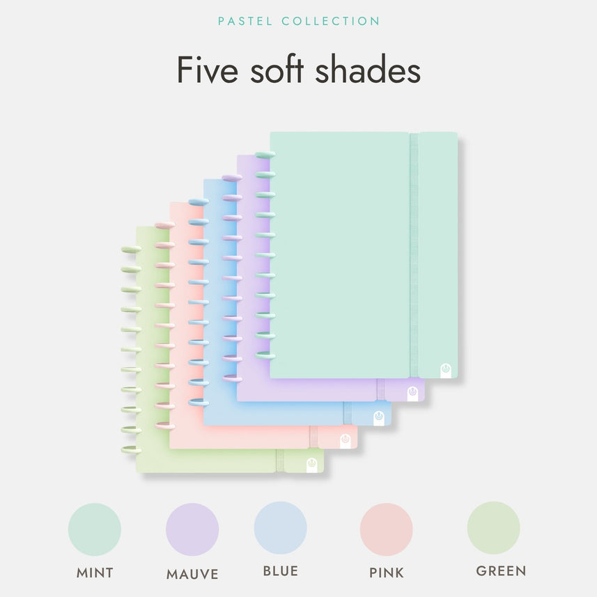 Carchivo Ingeniox A5 Gridded Notebook Pastel - Mint