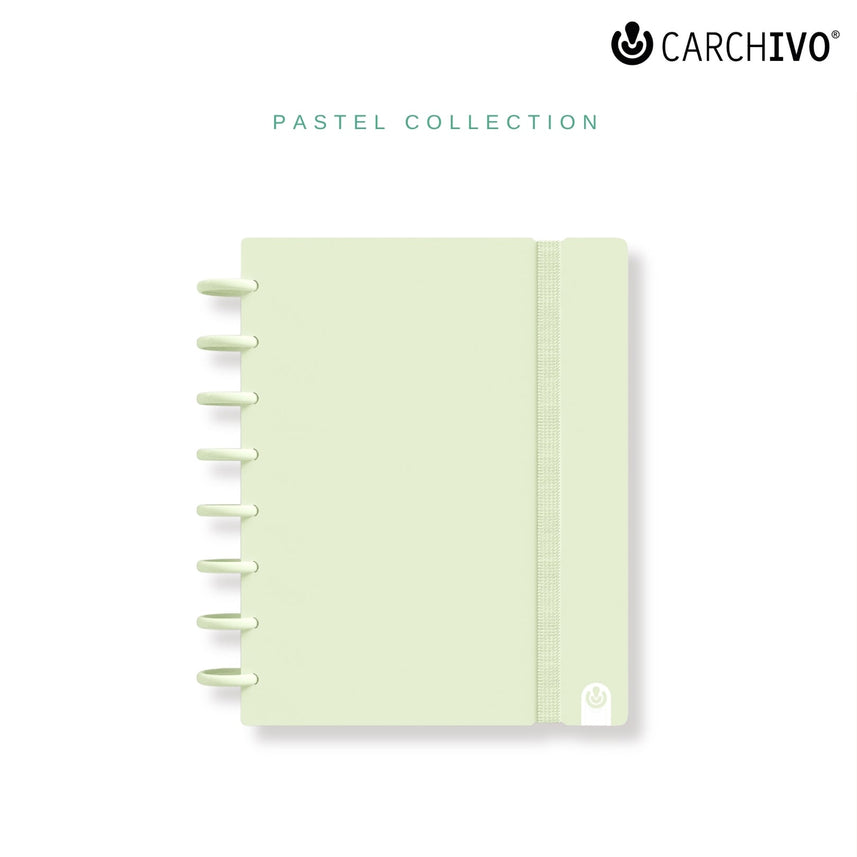 Carchivo Ingeniox A5 Gridded Notebook Pastel - Green