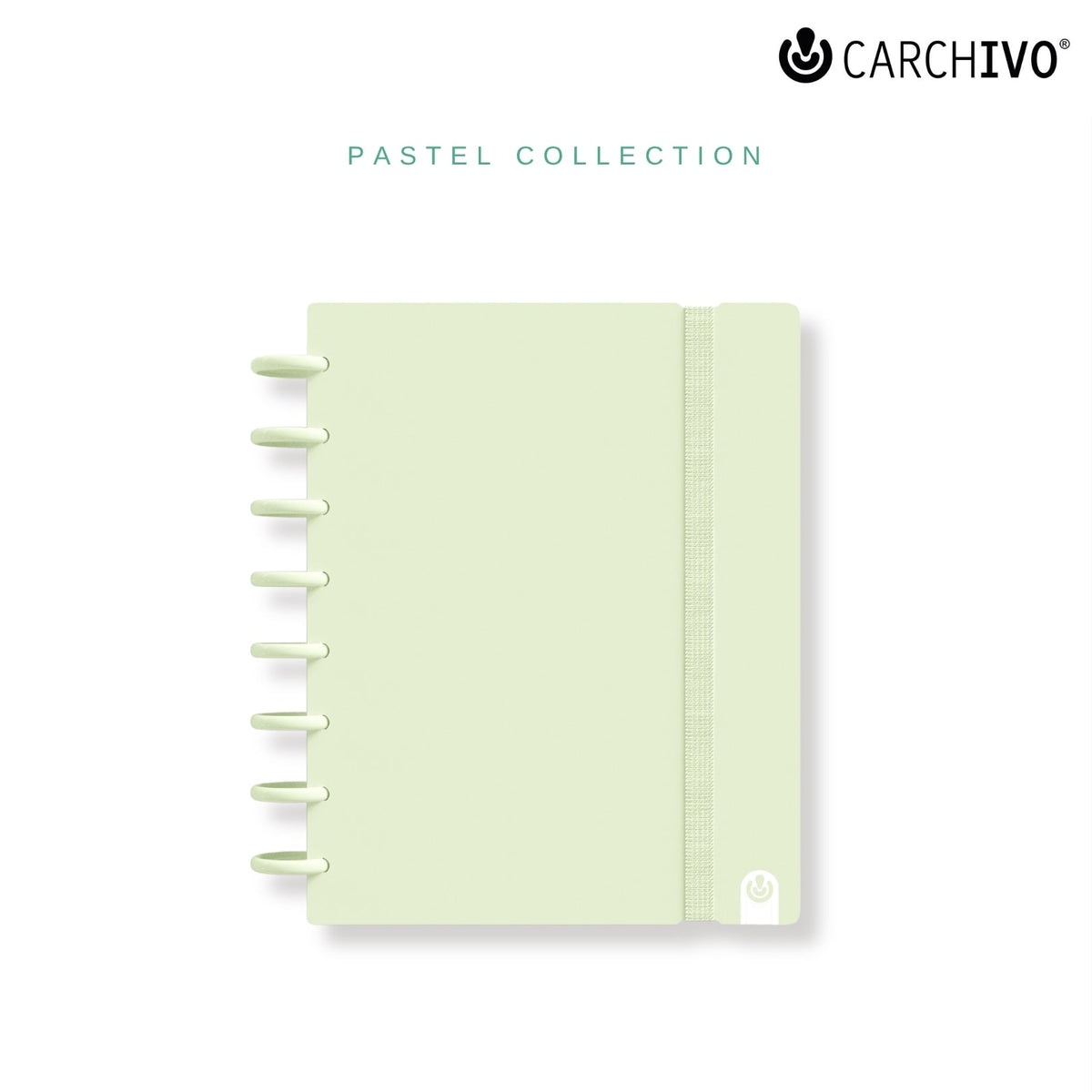 Carchivo Ingeniox A5 Gridded Notebook Pastel - Green