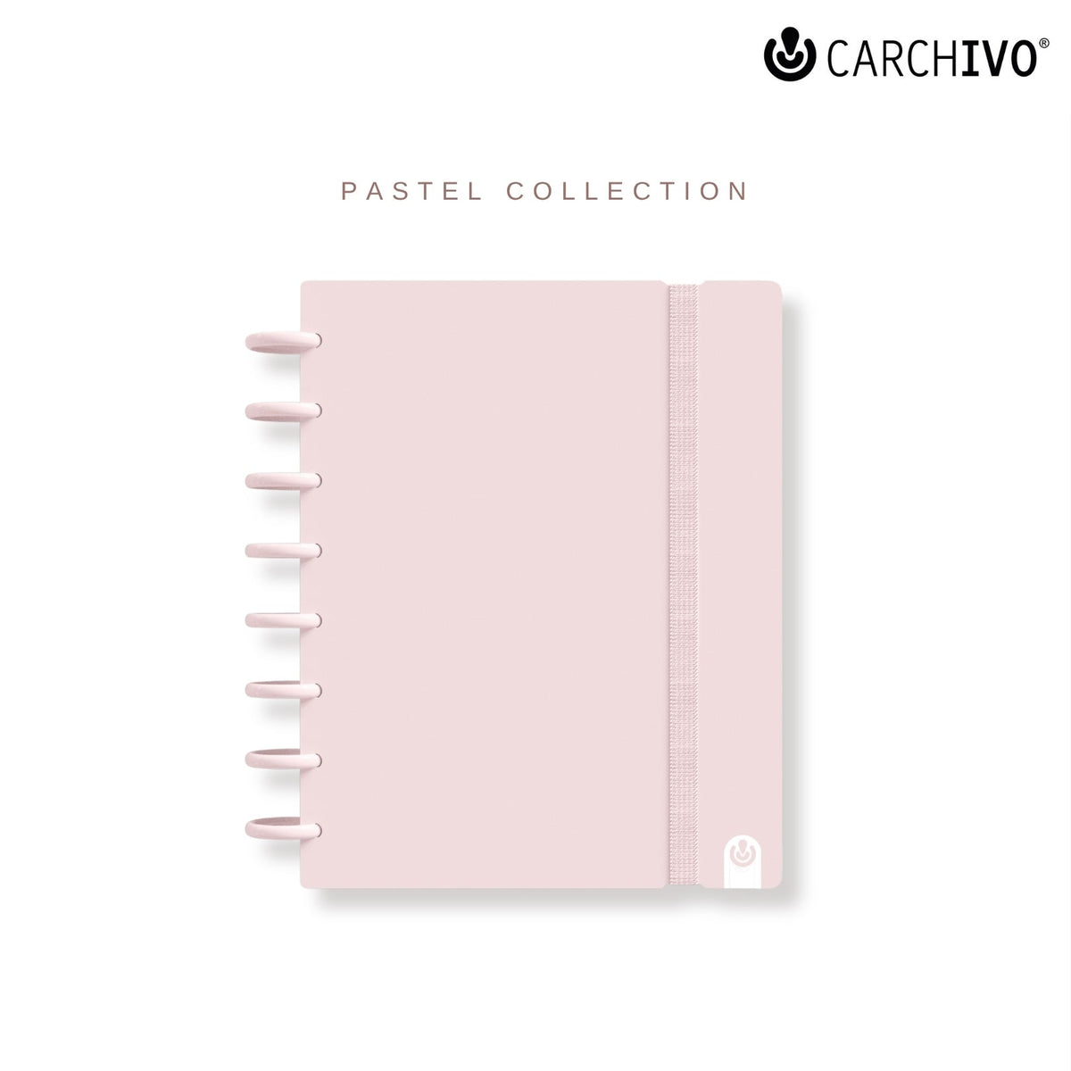 Carchivo Ingeniox A5 Gridded Notebook Pastel - Pink
