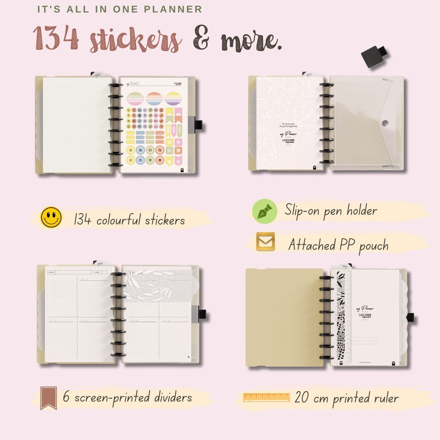 Carchivo Ingeniox A5 My Planner Classic - Pink