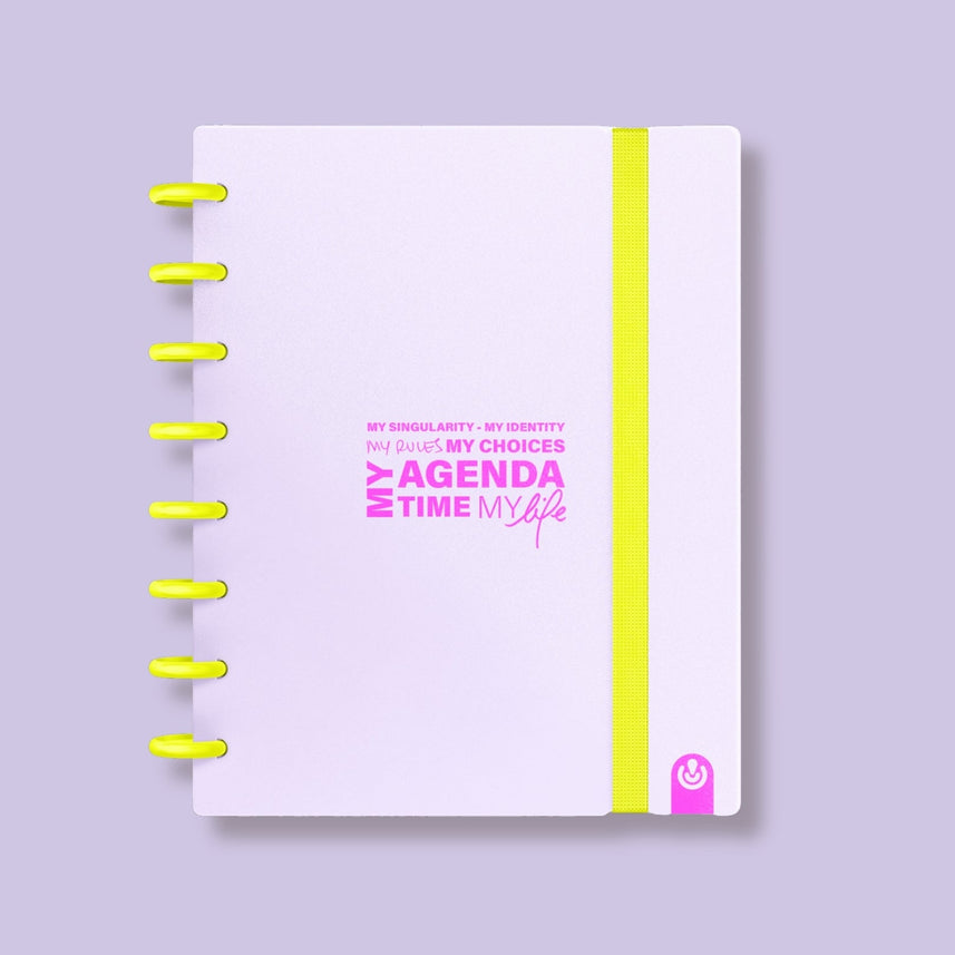 Carchivo Ingeniox Undated Planner Neon Pastel - Mauve