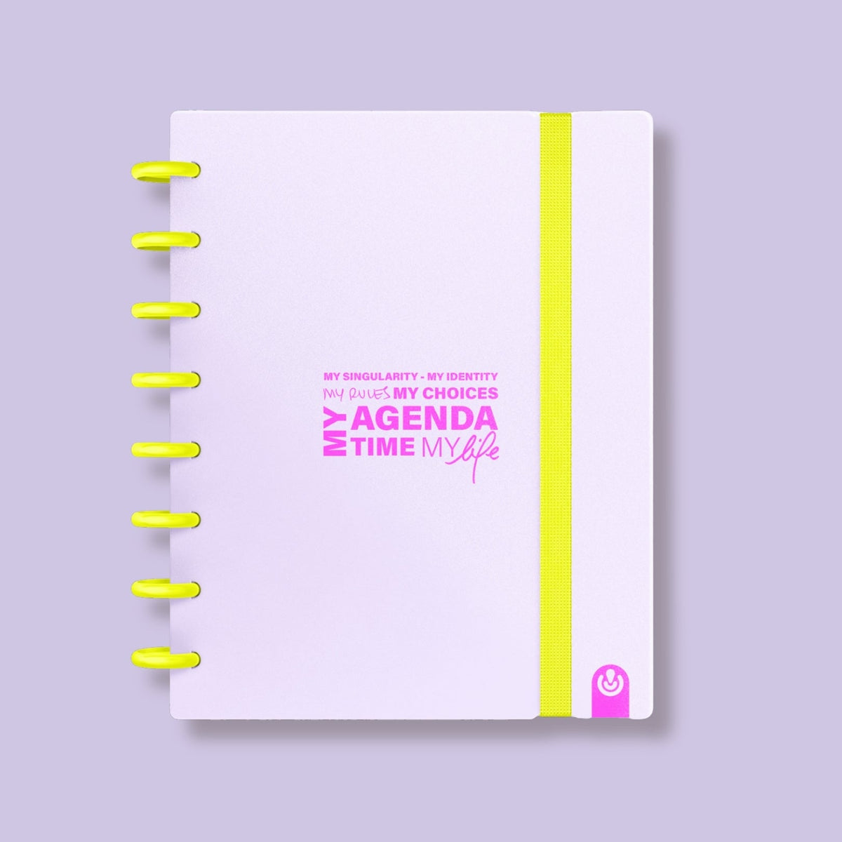 Carchivo Ingeniox Undated Planner Neon Pastel - Mauve