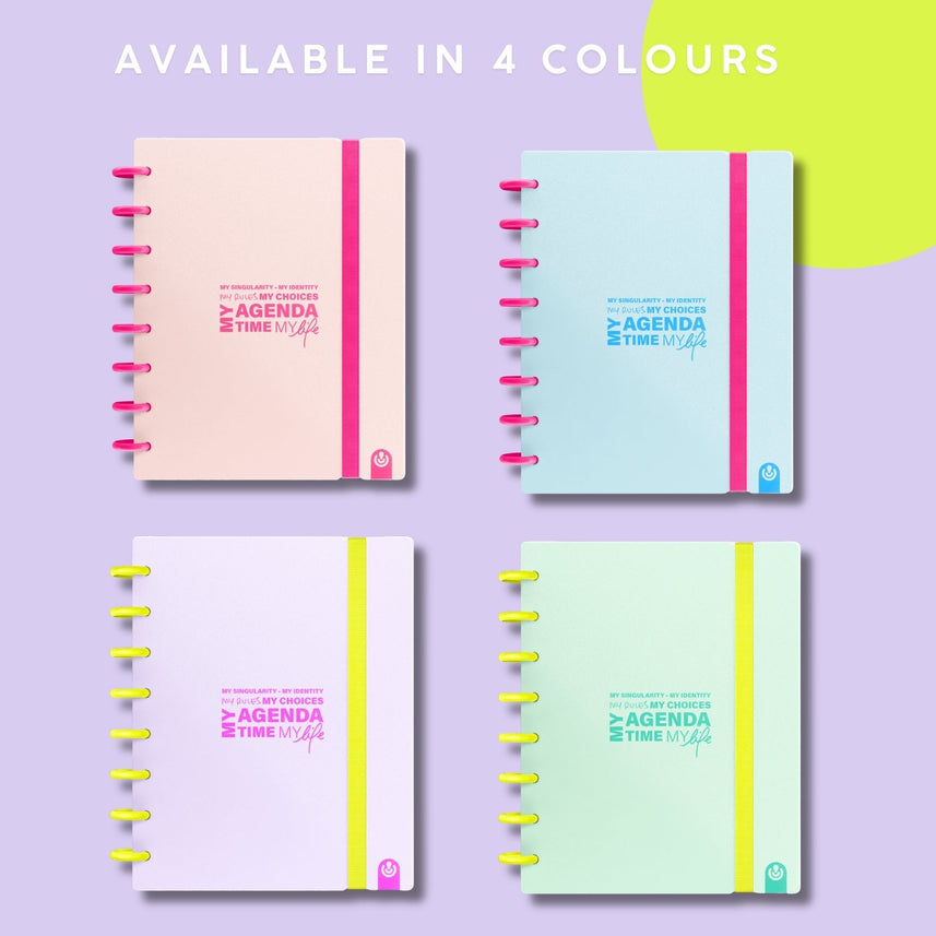Carchivo Ingeniox Undated Planner Neon Pastel - Blue