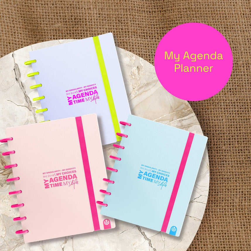 Carchivo Ingeniox Undated Planner Neon Pastel - Blue