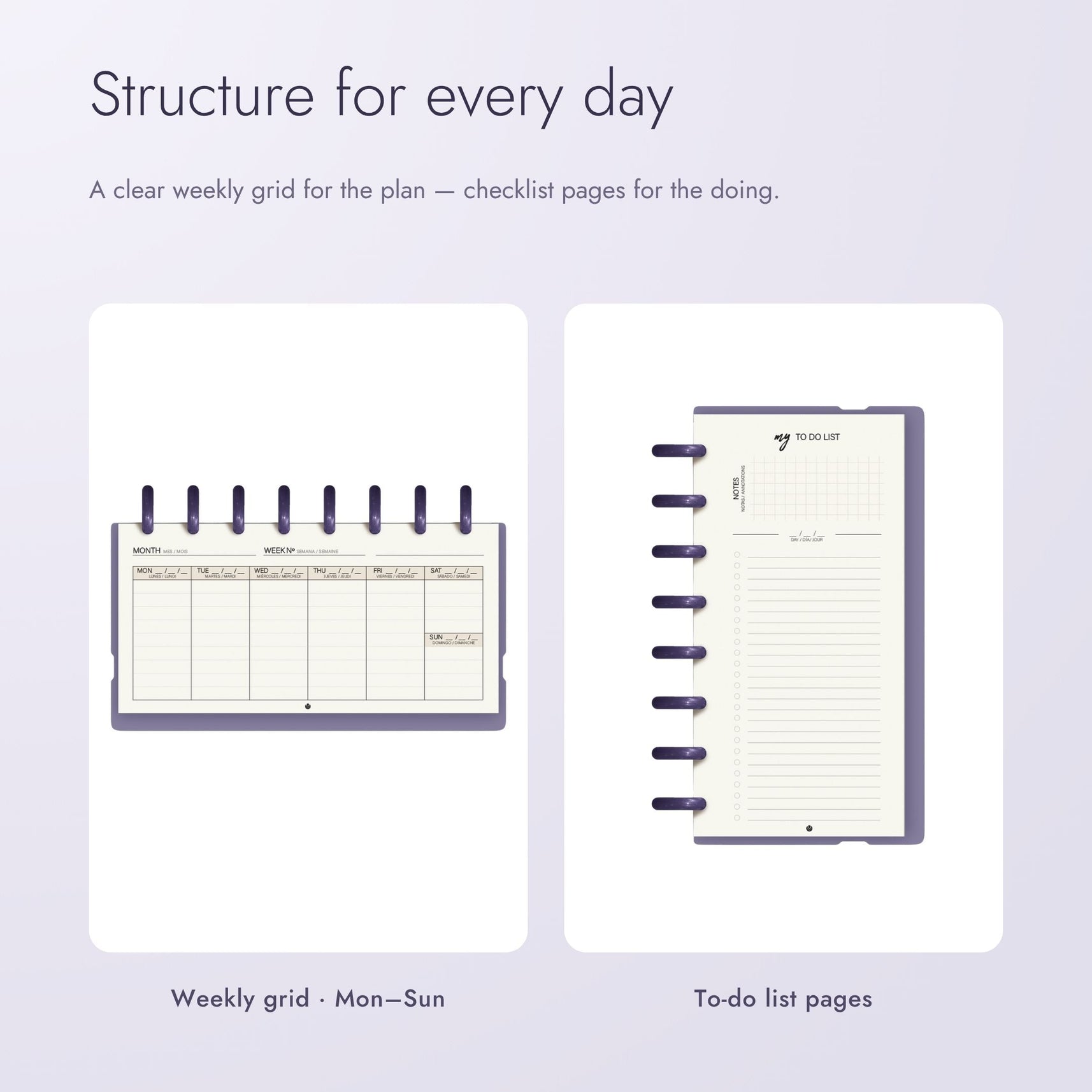Carchivo Ingeniox My Week Planner & Checklist 