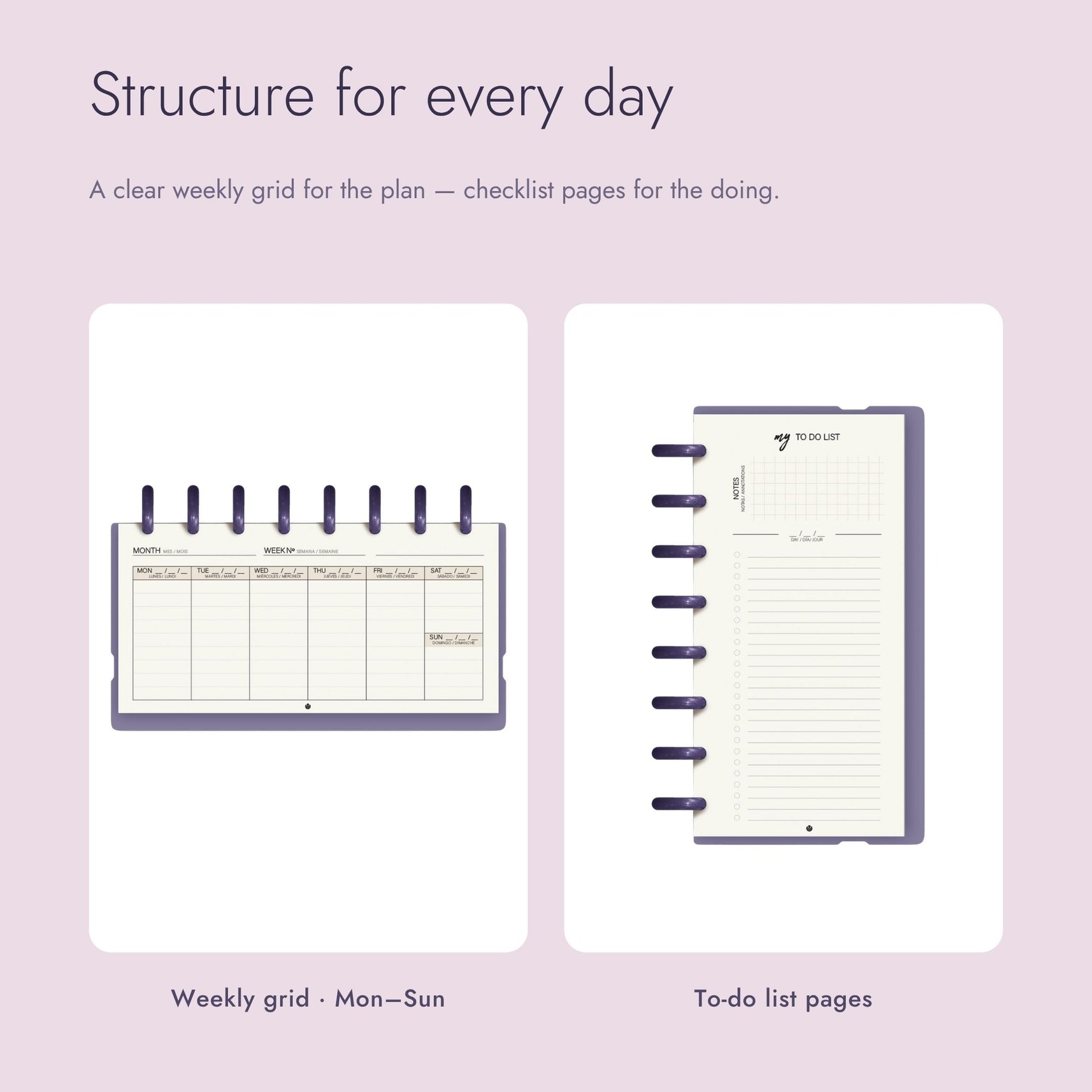 Carchivo Ingeniox My Week Planner & Checklist 