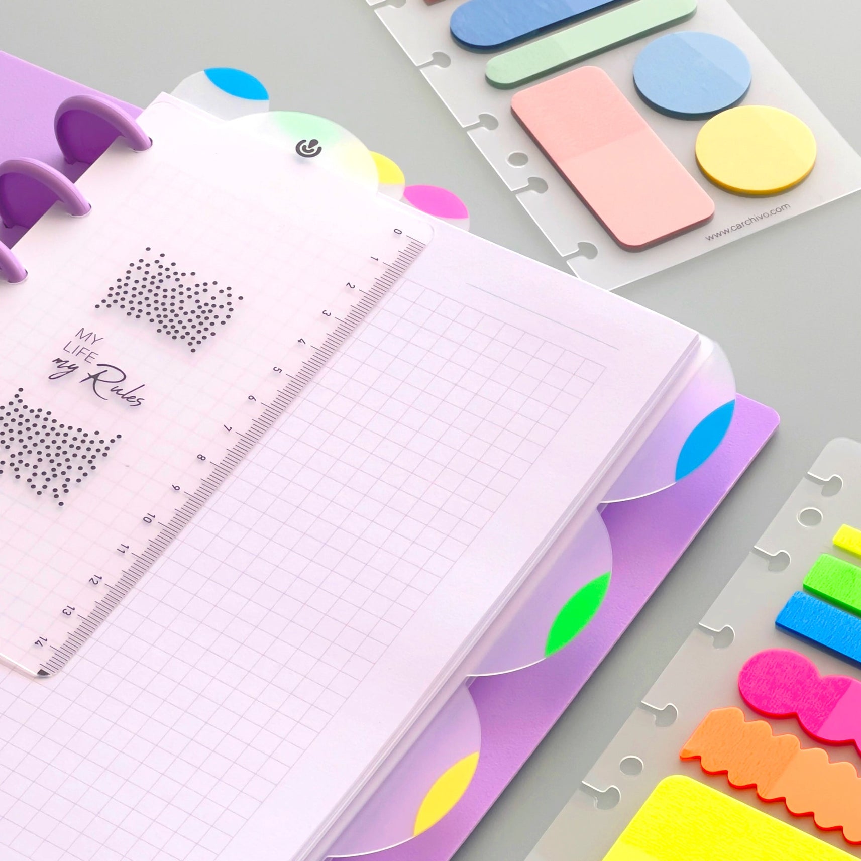 Carchivo Ingeniox Dividers A4 - Neon