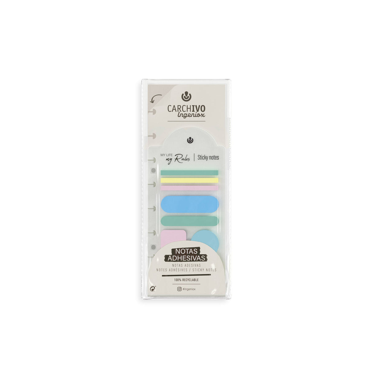 Carchivo Ingeniox Sticky Notes - Pastel