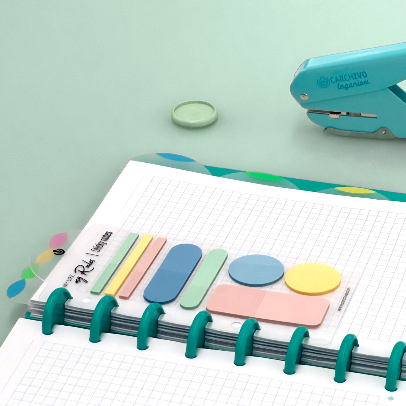 Carchivo Ingeniox Sticky Notes - Pastel