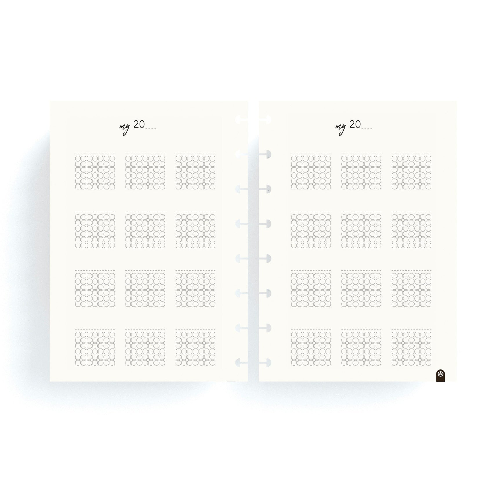 Carchivo Ingeniox My Planner A5 Refill - Weekly View 144 Pages